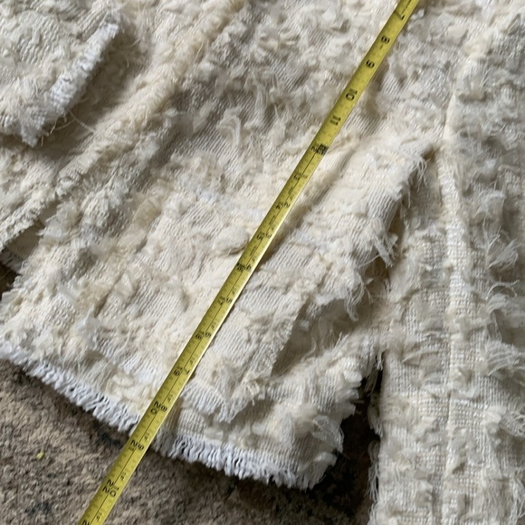 H&M Texture-weave Jacket cream Size S pocket - Picture 11 of 16